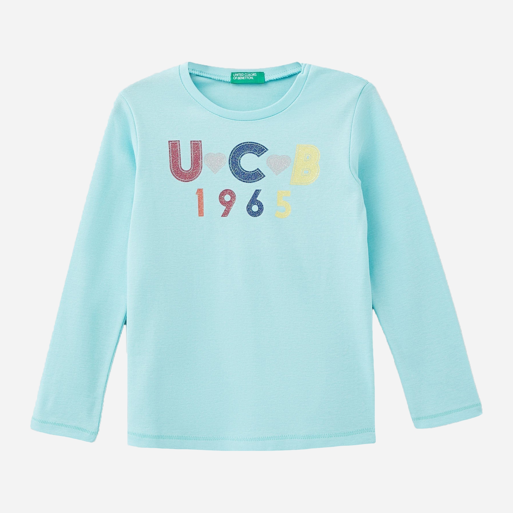 

Свитшот United Colors of Benetton 3I9WC151Q.P-0Z8 90 см Голубой