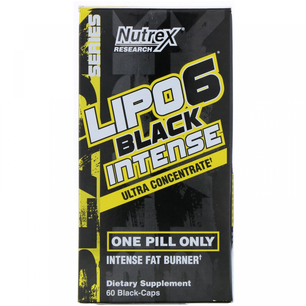 

Lipo-6 Black Intense, ультраконцентрат, Nutrex Research, 60 черных капсул