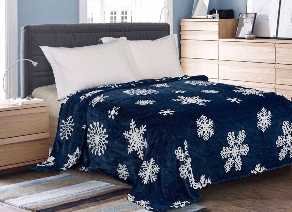 

Плед флисовый Emily Snowy 200 х 220 см