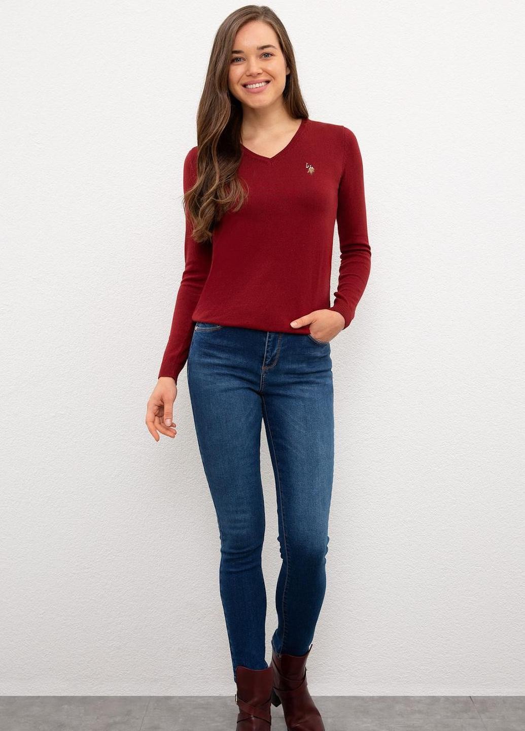 

Пуловер женcкий U.S. Polo Assn. Красный  (1078717 VR014, Пуловер женcкий U.S. Polo Assn. Красный 42 (1078717 VR014)