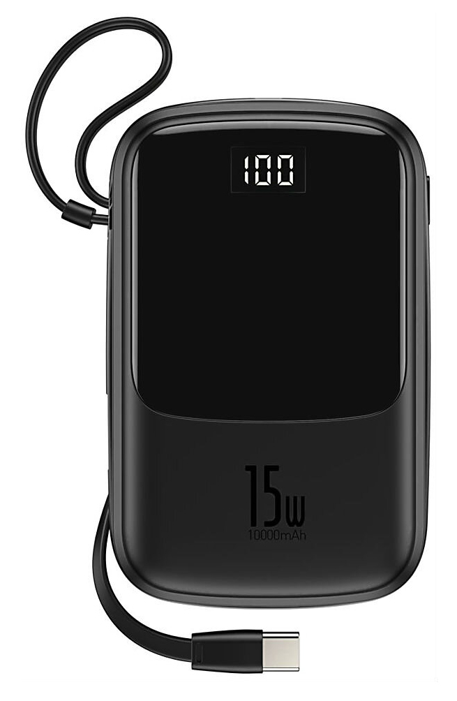 

УМБ Power Bank (наружный аккумулятор) Baseus Qpow 10000 мАч Черный (PPQD-A01)