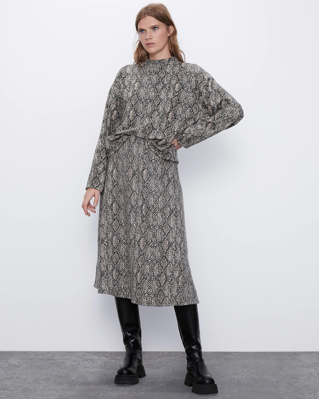 

Юбка Zara  серо бежевый узор 5644317038, Юбка Zara M серо бежевый узор 5644317038