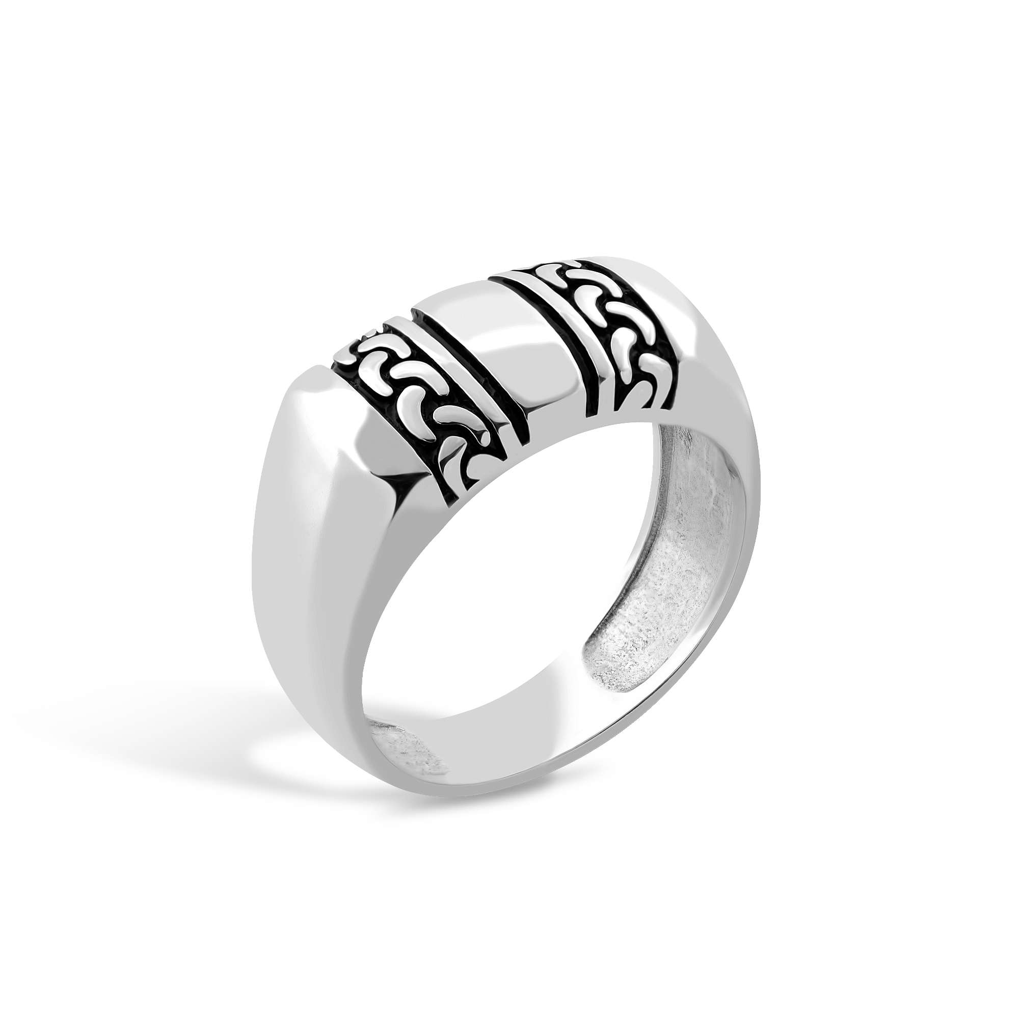 

Серебряное кольцо 548 с чернением 18.5
