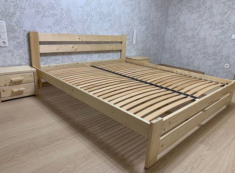 

Кровать двуспальная Коломыя Классик 180х200 см прозрачный лак