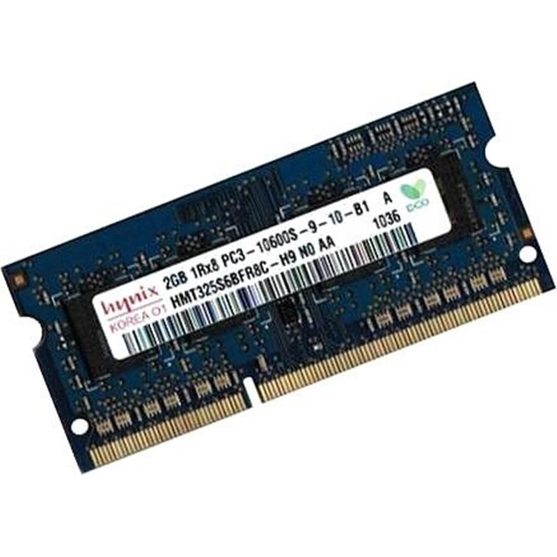 

SO-DIMM 2GB/1333 DDR3 Hynix (HMT325S6BFR8C-H9) Refurbished