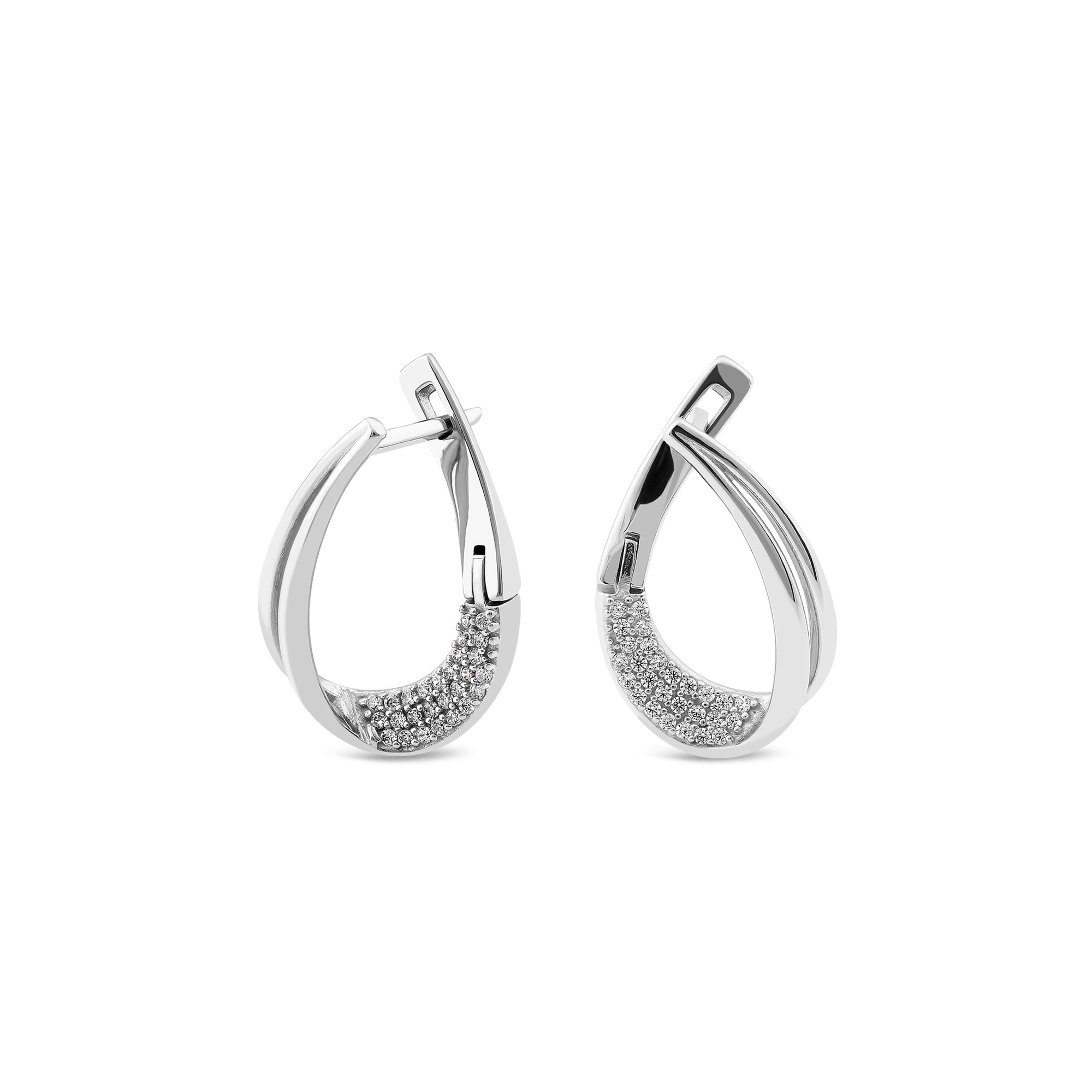 

Серьги с белым фианитом 928 3.98