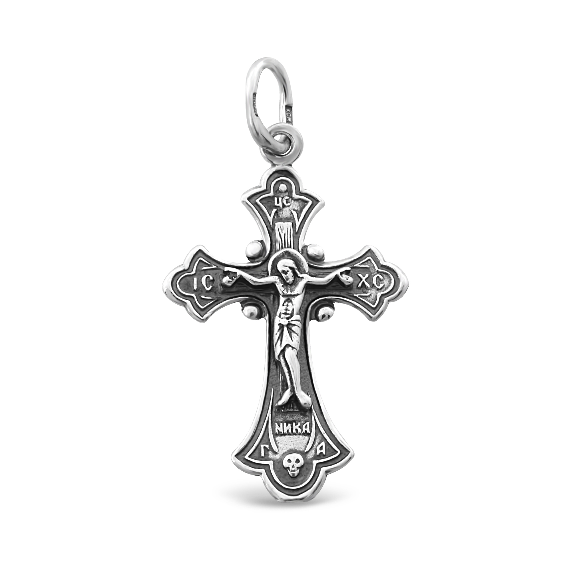 

Серебряный крест 361 с чернением 1.49