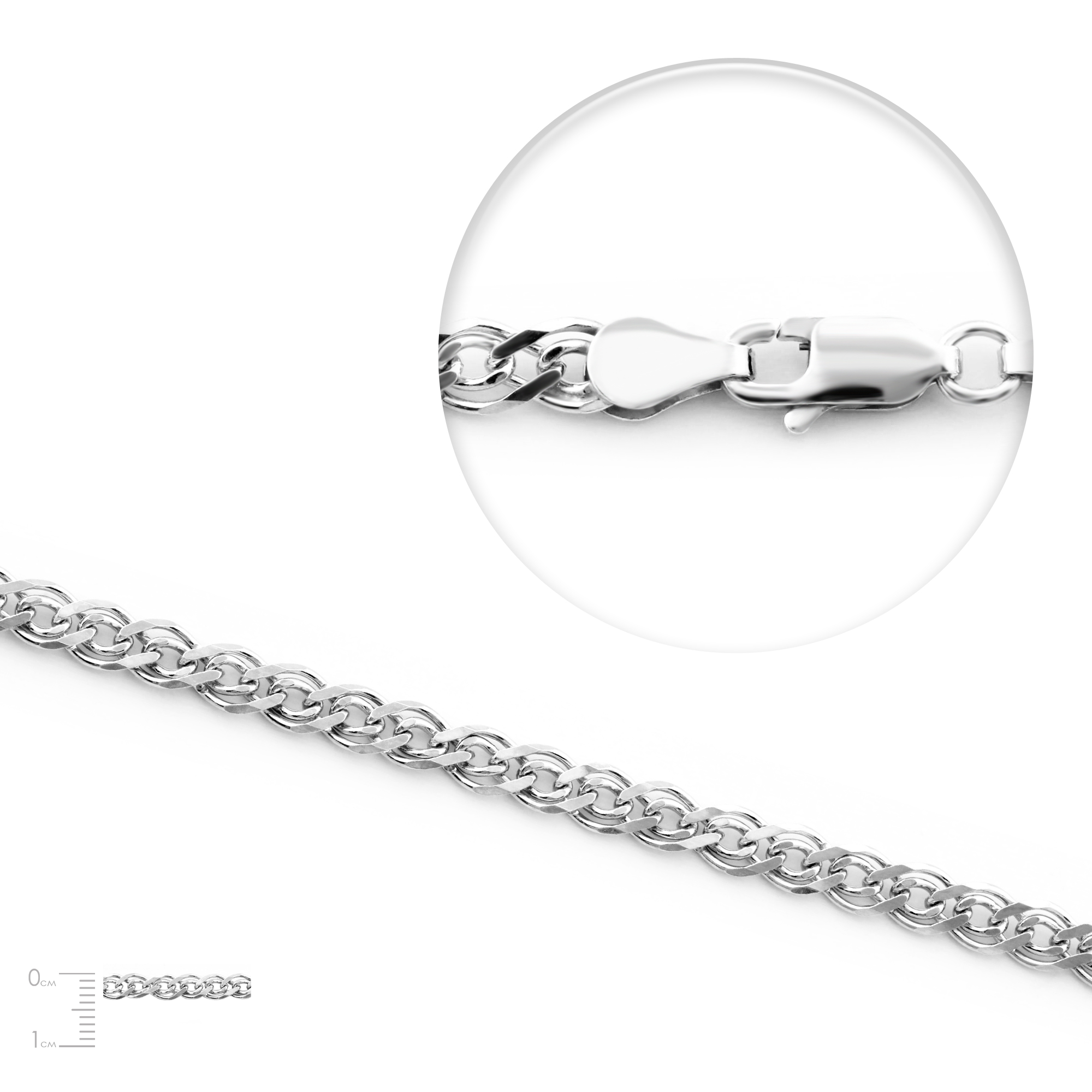 

Серебряная цепь NONNA 65 Rod 50