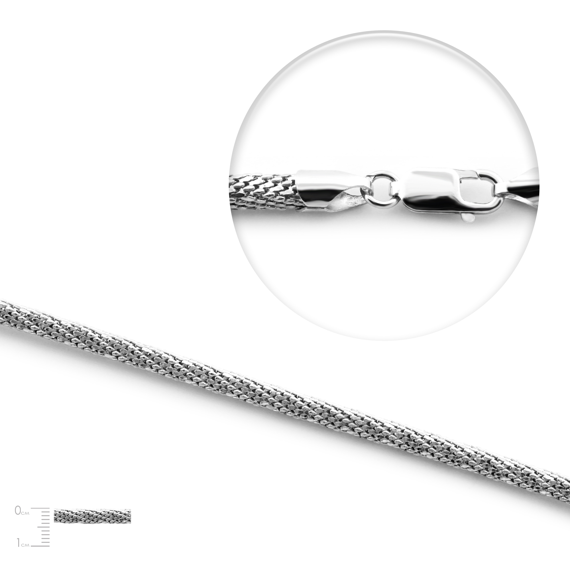 

Серебряная цепь 43AGVQ ALT rod 50