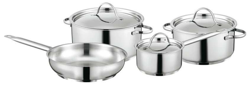 

Набор кастрюль Berghoff Comfort 7 предметов металлические крышки