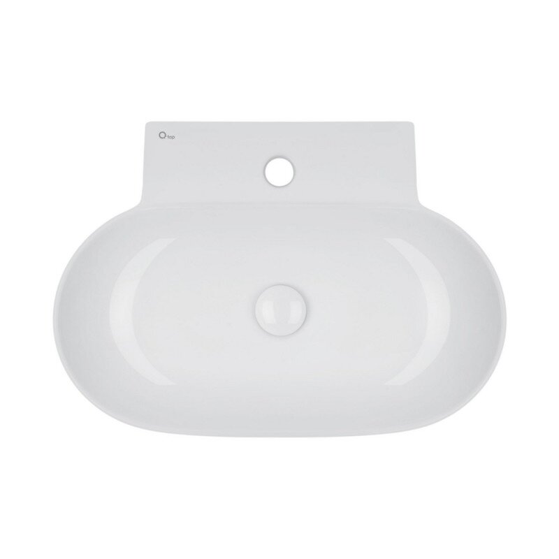 

Раковина QTAP Cardinal QT0411K177W с донным клапаном