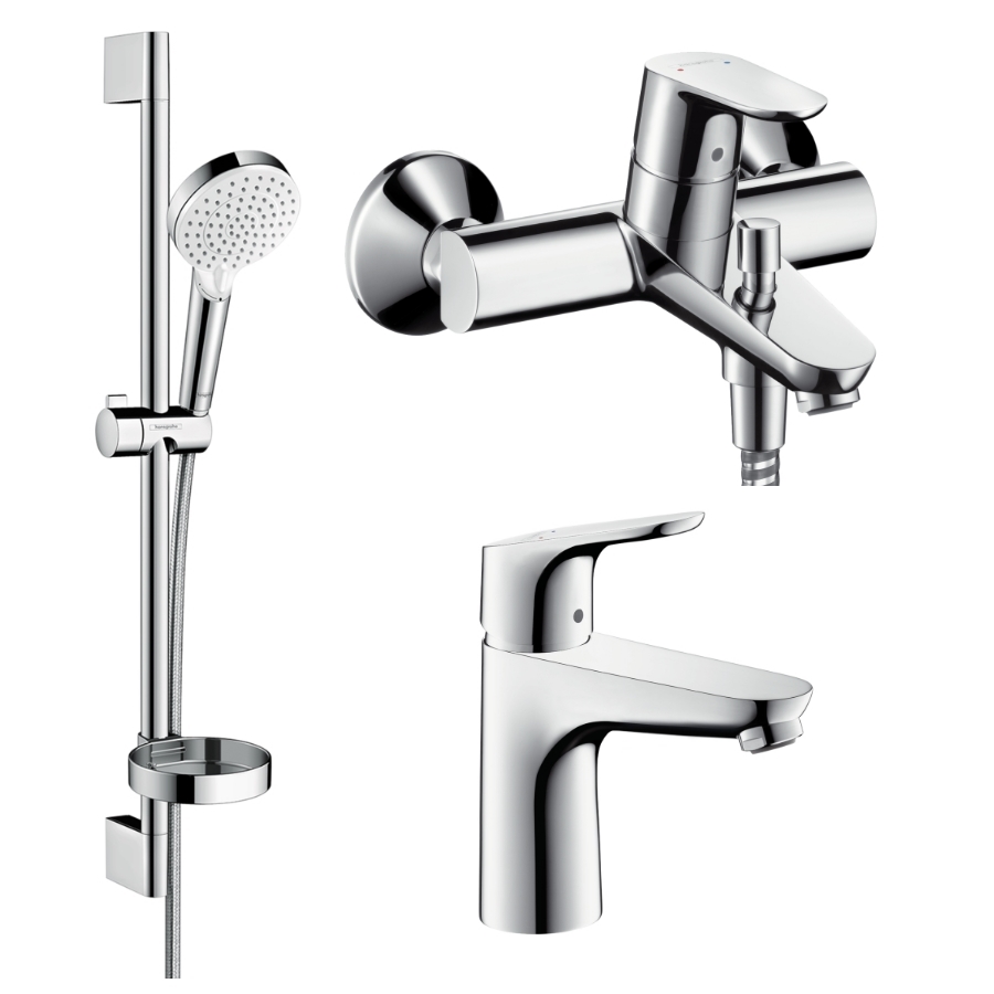 

Комплект смесителей для ванны HANSGROHE FOCUS хром латунь 1092019