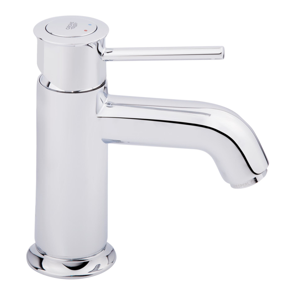 

Кран для умывальника однорукояточный GROHE BauClassic хром латунь 23162000