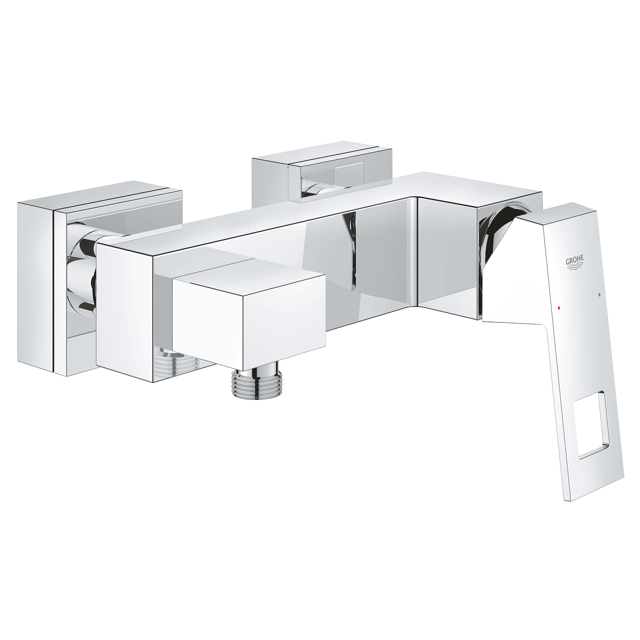 

Cмеситель в душевую одноручный GROHE Eurocube хром латунь без душевого набора 23145000