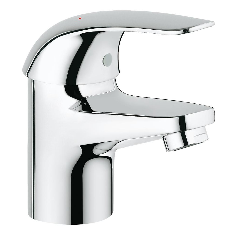 

Cмеситель для умывальника однозахватный GROHE Euroeco хром латунь 32734000