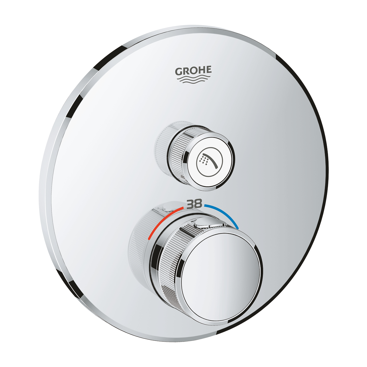 

Внешняя часть смесителя без скрытой части GROHE SMARTCONTROL хром латунь 158мм 29118000