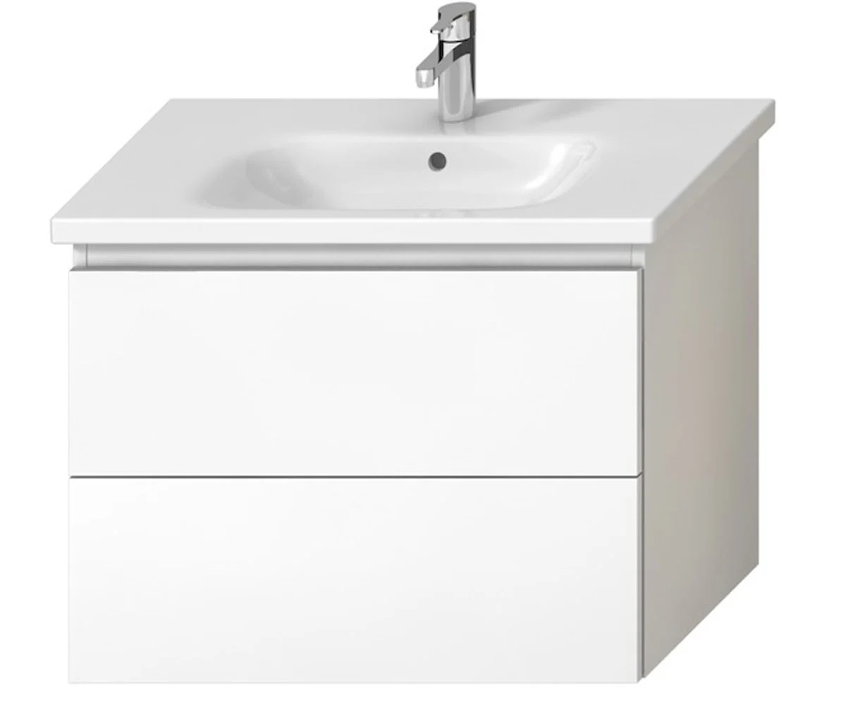 

Тумба с раковиной в ванную JIKA Mio 80x58.8x45см подвесная белый H812716H7164500