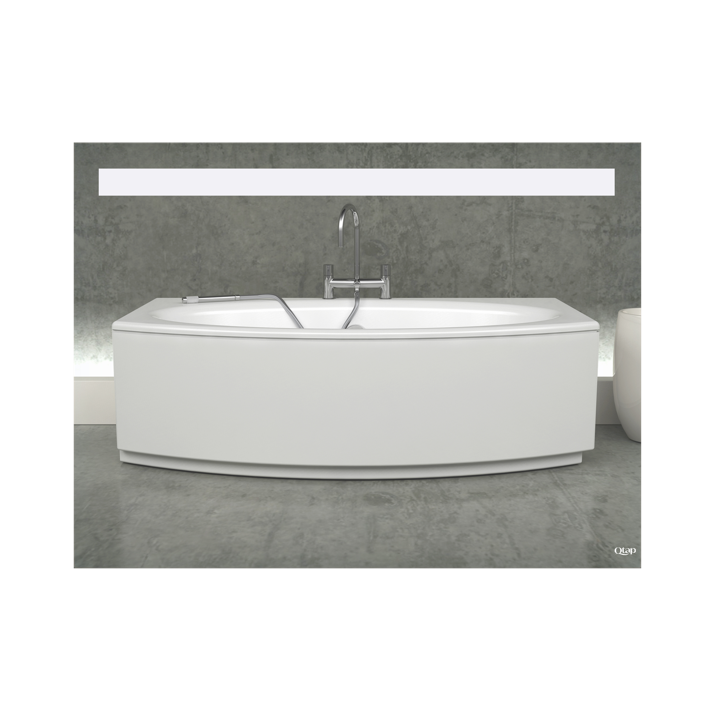 

Зеркало прямоугольное для ванной Q-TAP Mideya Modern 60см x 80см c подсветкой QT207814146080W