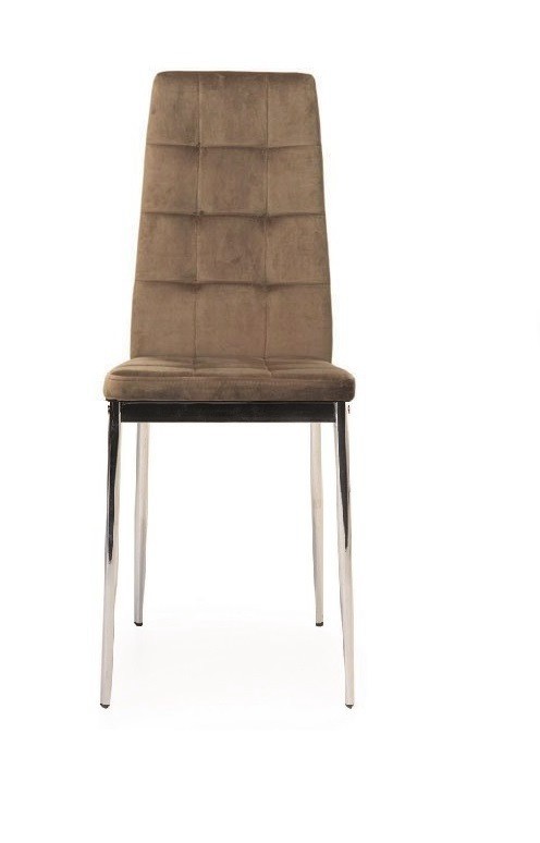 

Стул LYMEL DENYS VELVET/хром коричневый 420х520х950 мм
