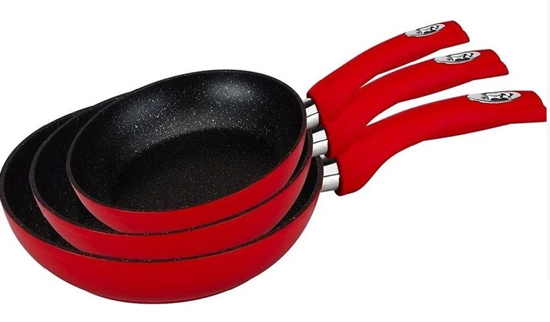 

Набор сковородок Royalty Line RL-FM3 Red 3 шт.