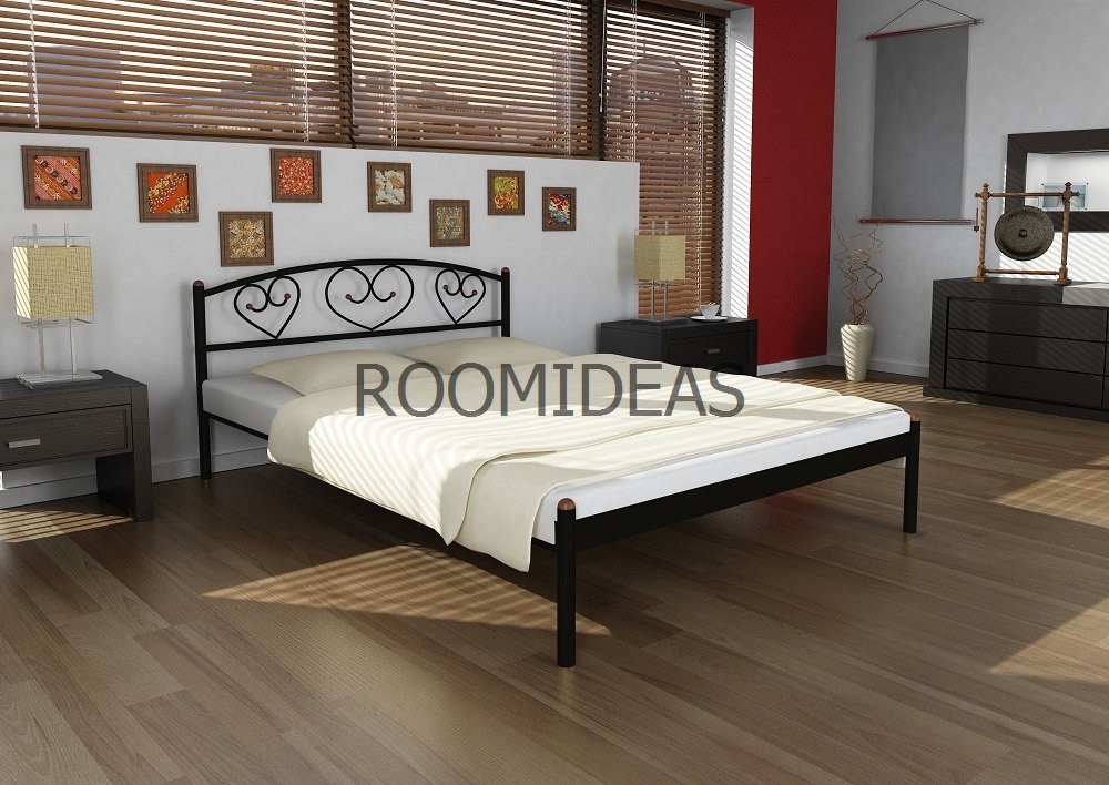 

Кровать Дарина 1 Метакам Черный матовый 140 х 200 см