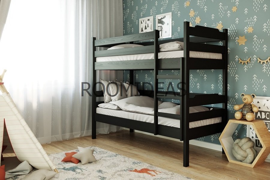 

Кровать Милена 2 Массив Бук ЛЕВ Венге 80х200 см