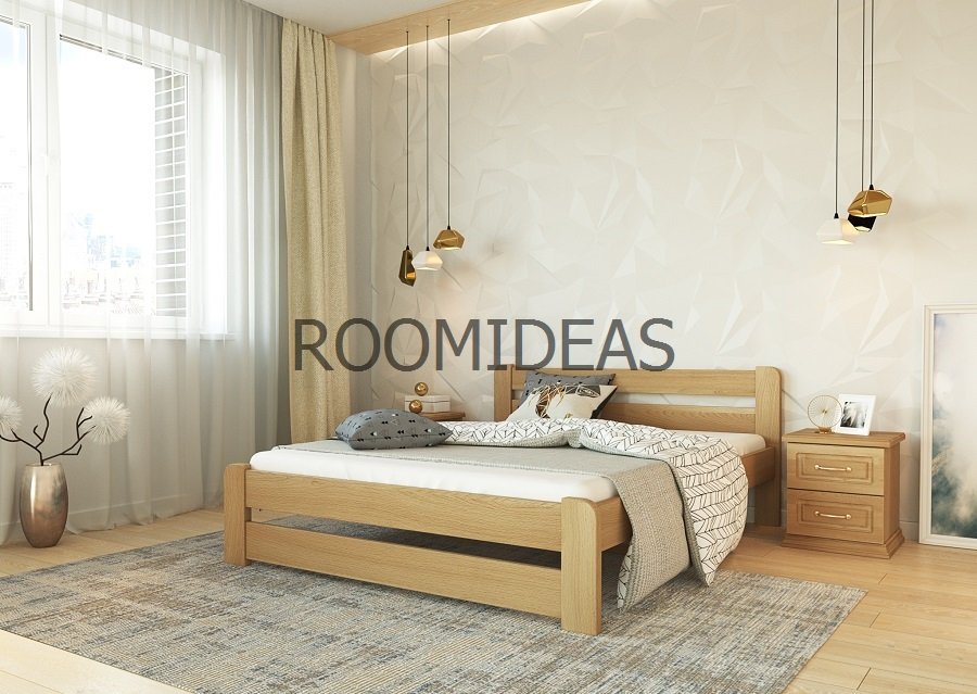 

Кровать Лира Массив Бук ЛЕВ Бук натуральный 140х190 см