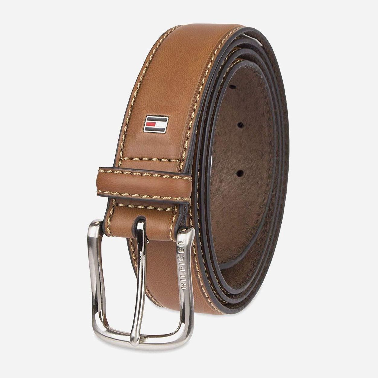

Мужской ремень кожаный Tommy Hilfiger 304756181 130 см Коричневый
