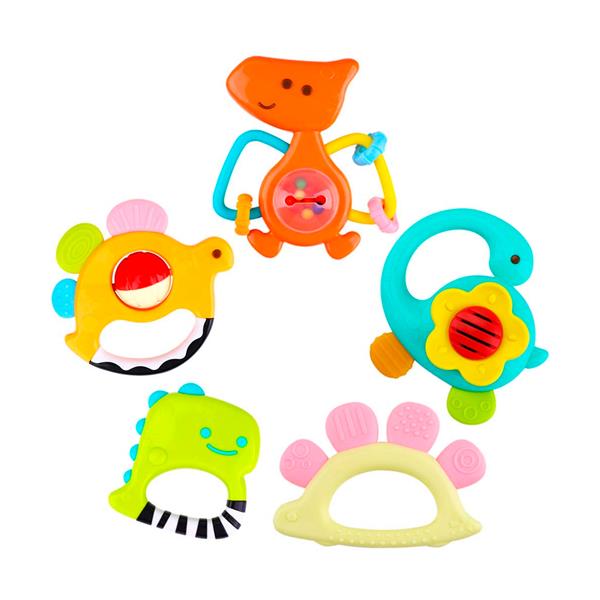 

Погремушка Hola Toys Динозавры, 5 шт. в коробке (1109)