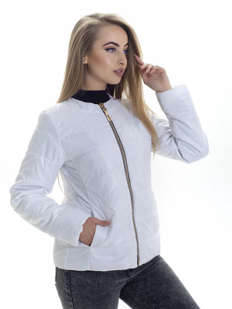 

Женская демисезонная куртка Irvik ZK134 белая 48 р