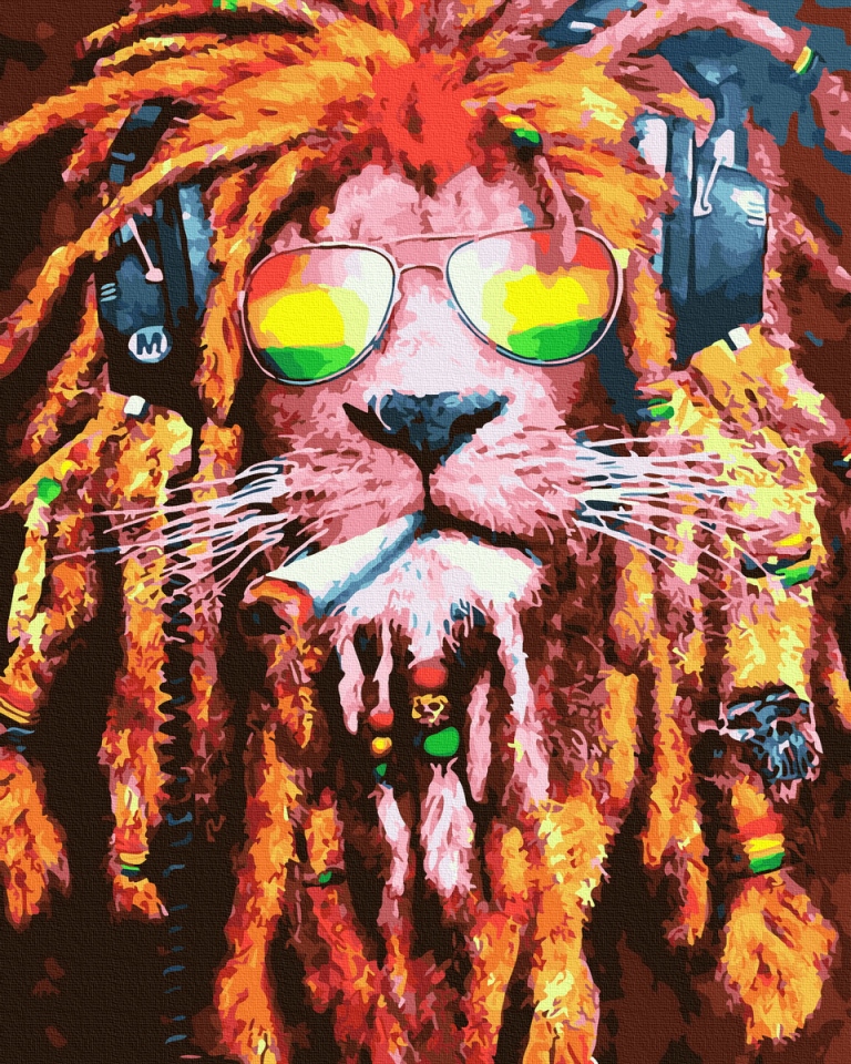 

Картина по номерам Лев-стиляга, 40 х 50 см (BRM41259)