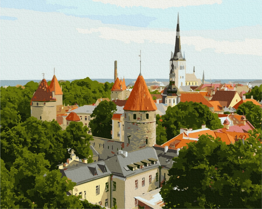

Картина по номерам Крыши старого Таллина, 40 х 50 см (BK-GX8100) (Без коробки)