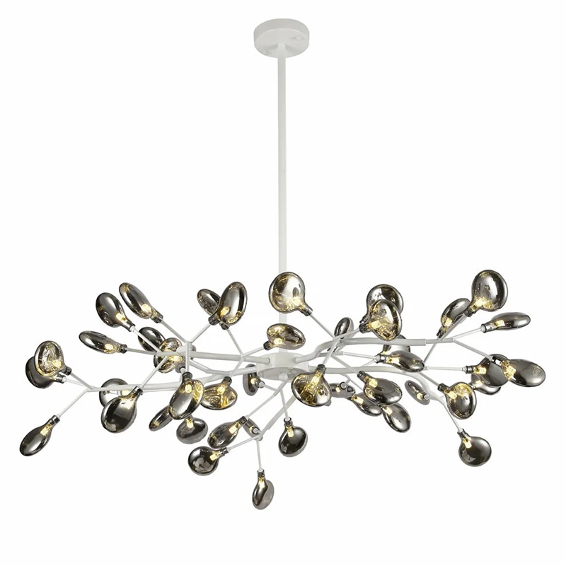 

Люстра молекула подвесная Light House LS-17126-45 WH+BK белая