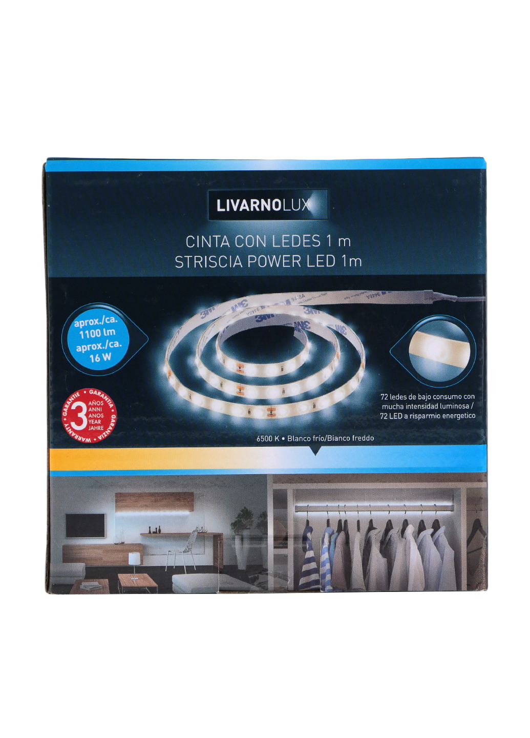 

Светодиодная лента 1 м Livarno Lux белый EL-110363
