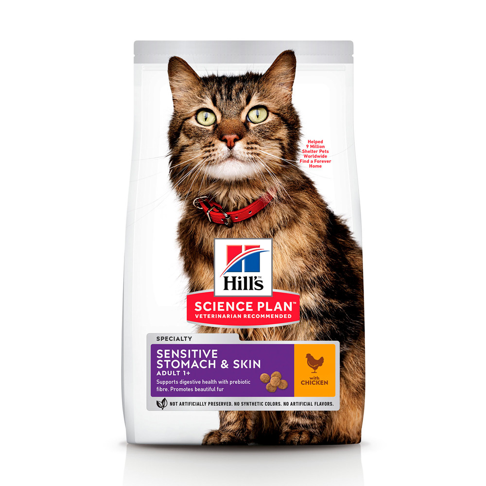 

Сухой корм Hills SP Adult Sensitive Stomach & Skin Chicken 1.5 кг (604072)