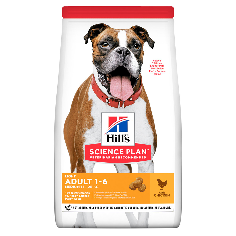 

Сухой корм Hills Adult Light Medium Chicken 14 кг (604359)