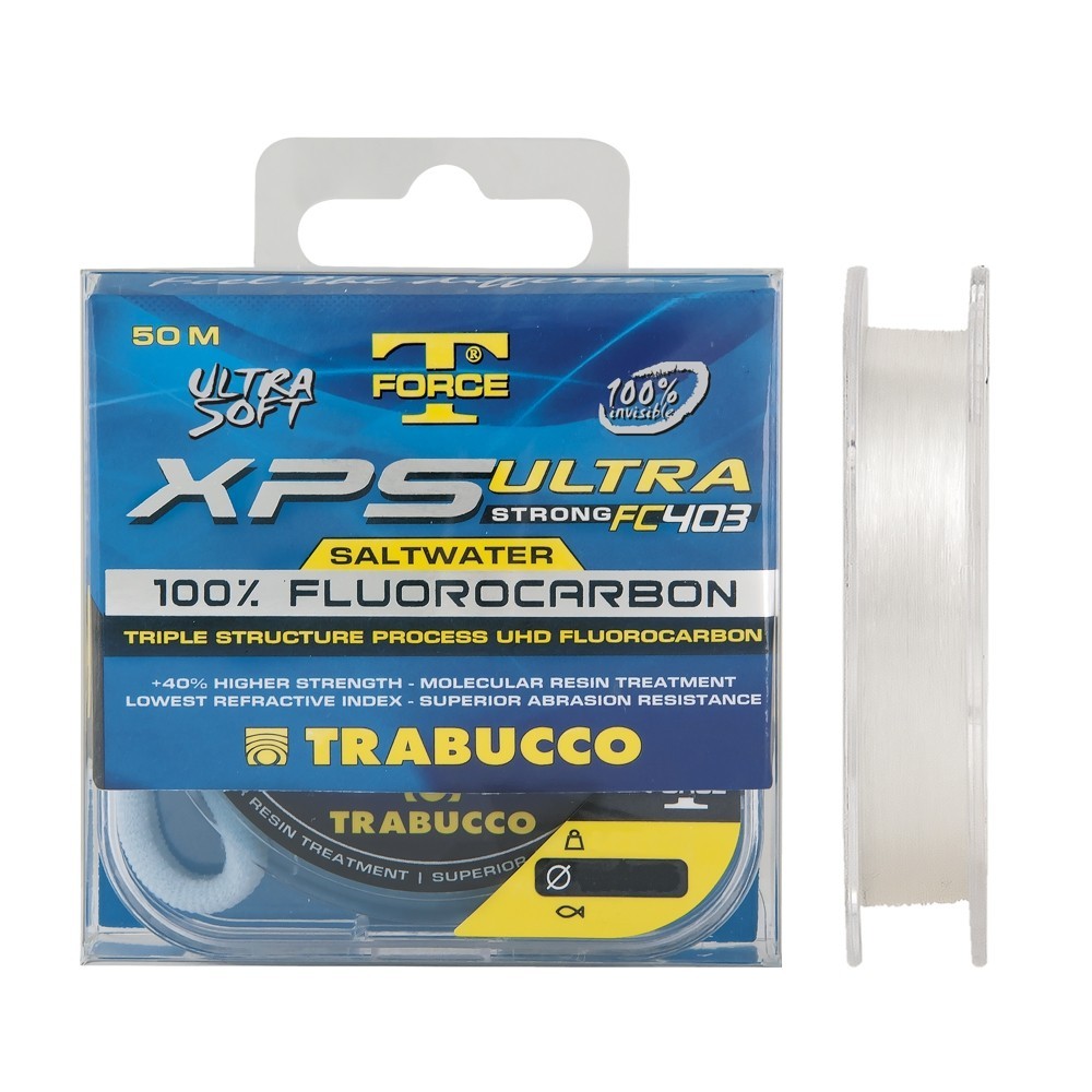 

Флюрокарбон Trabucco T-FORCE XPS ULTRA SW 50м 0,33мм 10.11кг