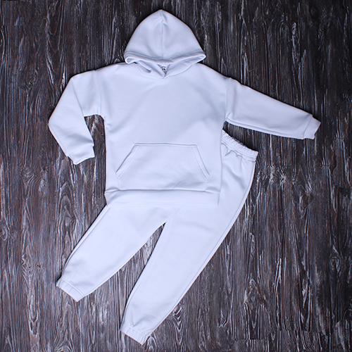 

Спортивный костюм для девочки Дрёма "White" 134-140 см белый (2409)