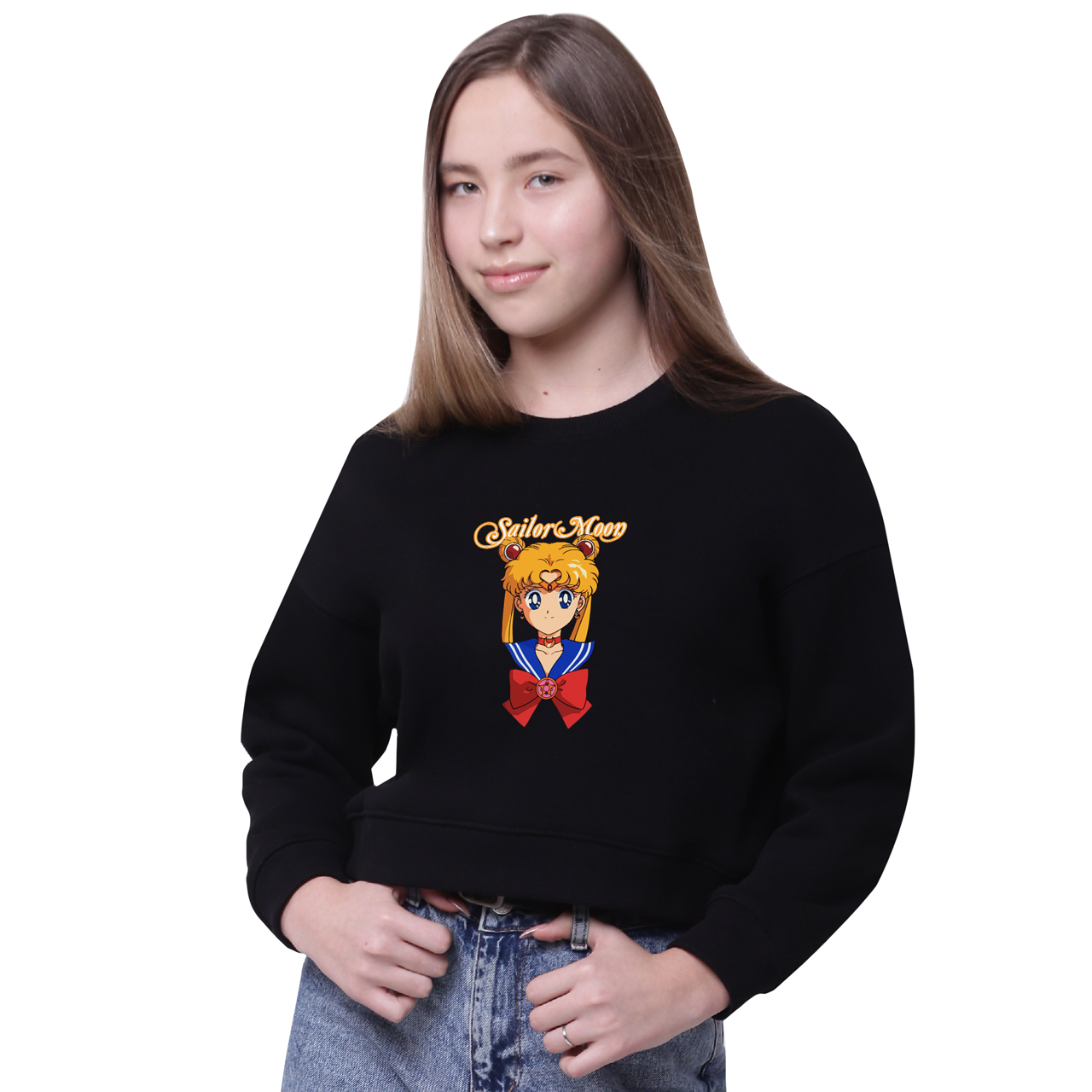 

Кроп-топ Сейлор Мун (Sailor Moon) Черный (35960-2915-8) 164 см