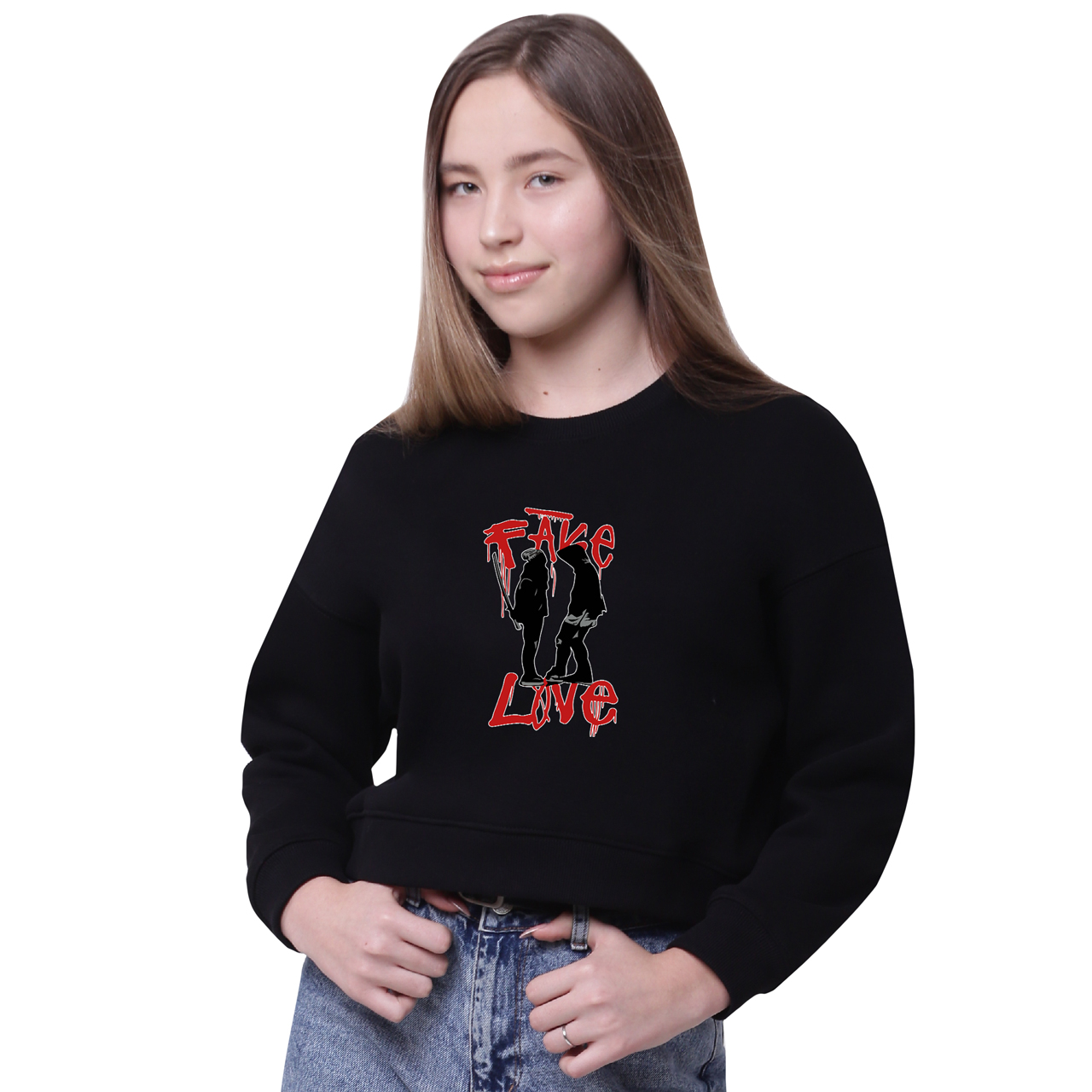 

Кроп-топ блогер Егор Шип (blogger Egor Ship) Черный (35960-3027-5) 146 см