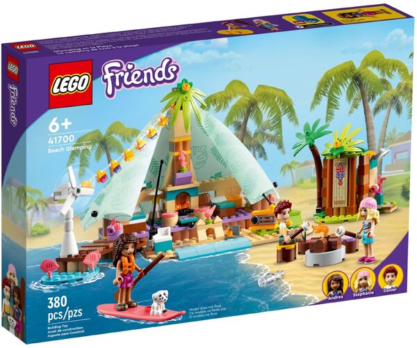 

Конструктор LEGO Friends Кэмпинг на пляже (41700)