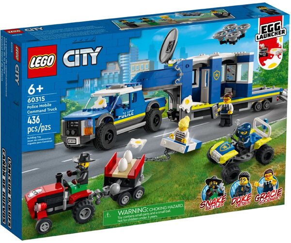 

Конструктор LEGO City Полицейский мобильный командный трейлер (60315)