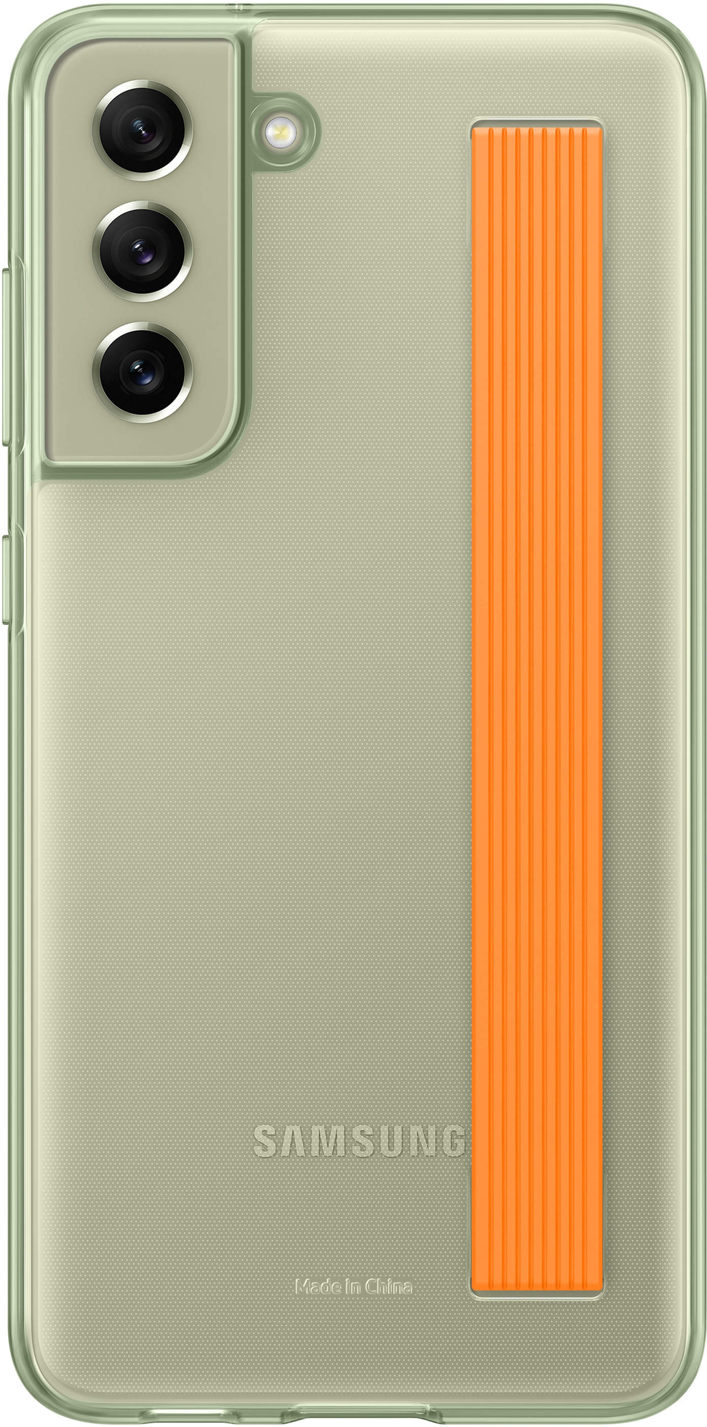 

Панель Samsung Clear Strap Cover для Samsung Galaxy S21 FE Olive Green (EF-XG990CMEGRU)