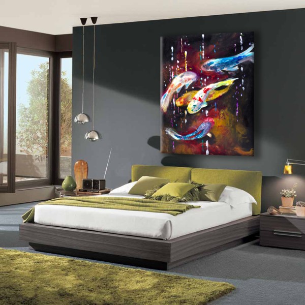 

Картина на холсте Животные Fishes Art 90х120 см.