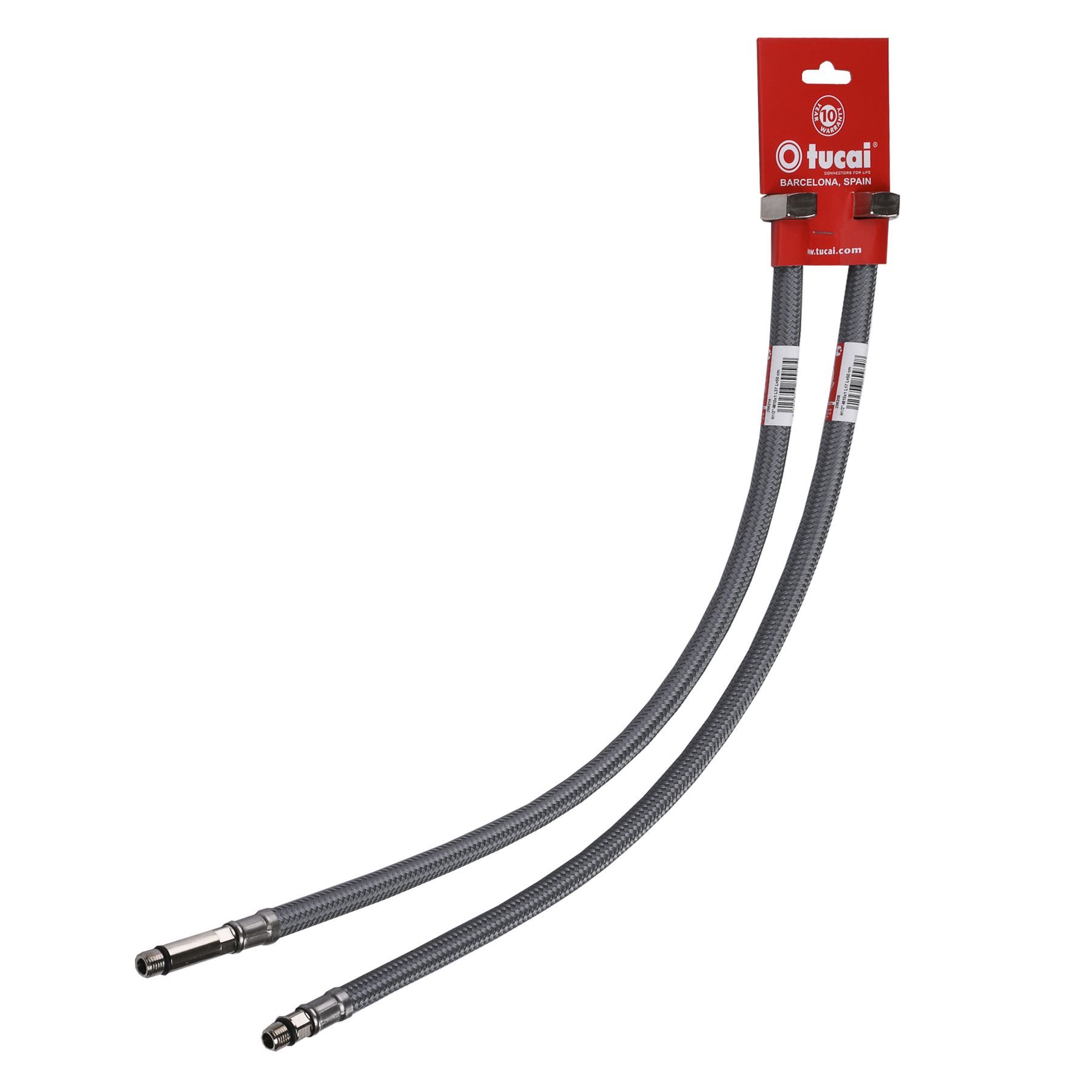 

Шланг для смесителя TUCAI М10х1/2" 0,6м. АНТИКОРРОЗИЯ TAQ GRIF AСB 206221 ПАРА