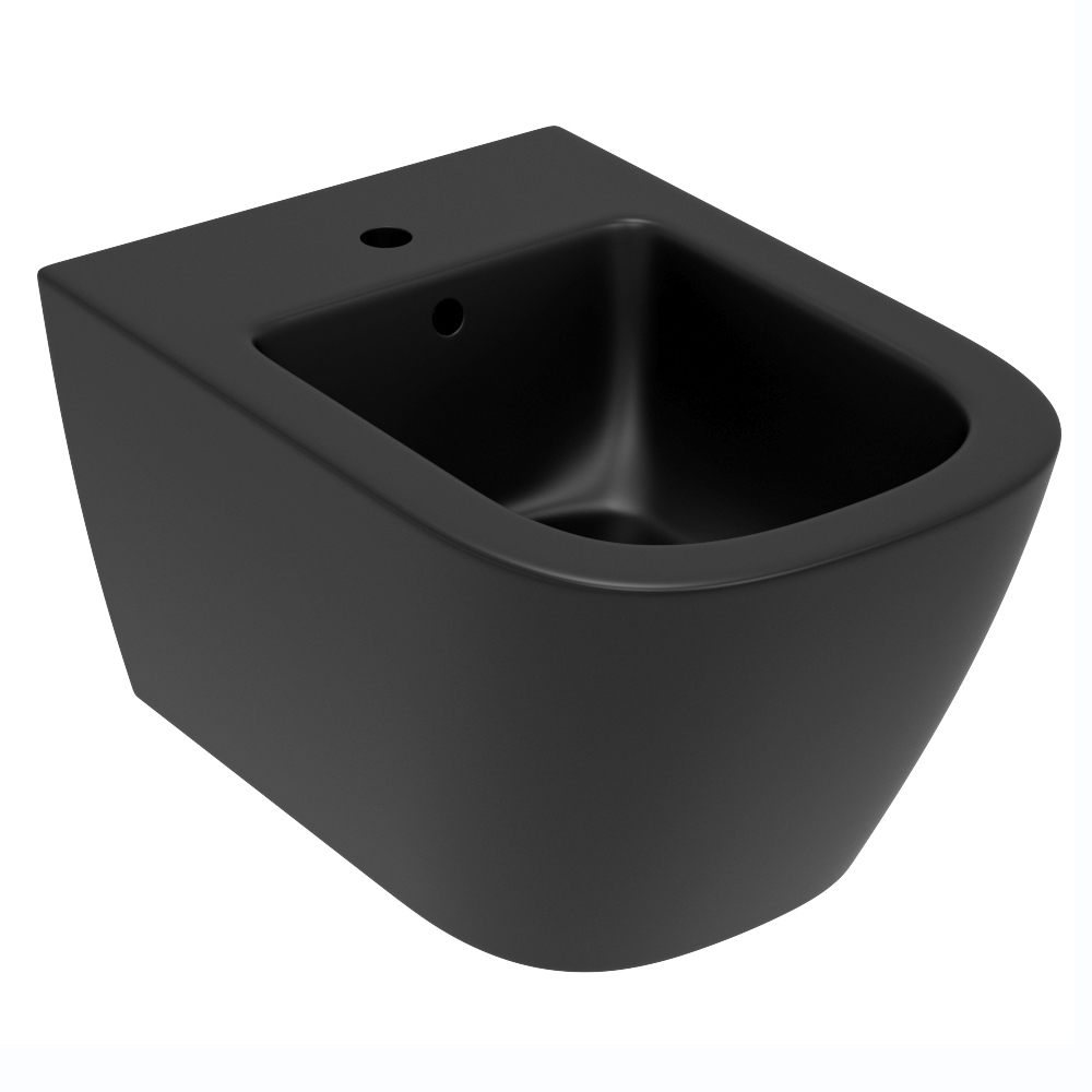 

SOLO биде подвесное 53,5*36*29 см, цвет черный мат