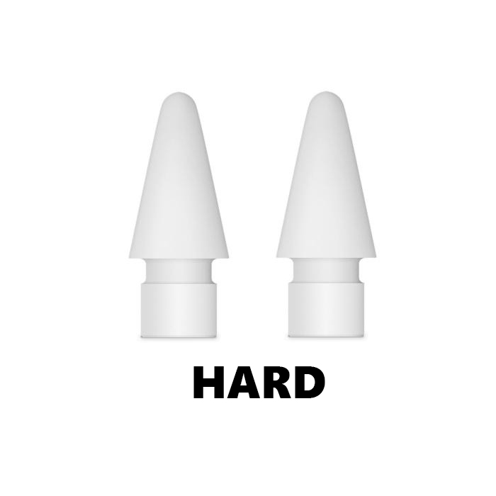 

Наконечник Goojodoq Hard для стилуса Apple Pencil (1-2 поколение) (2шт) White