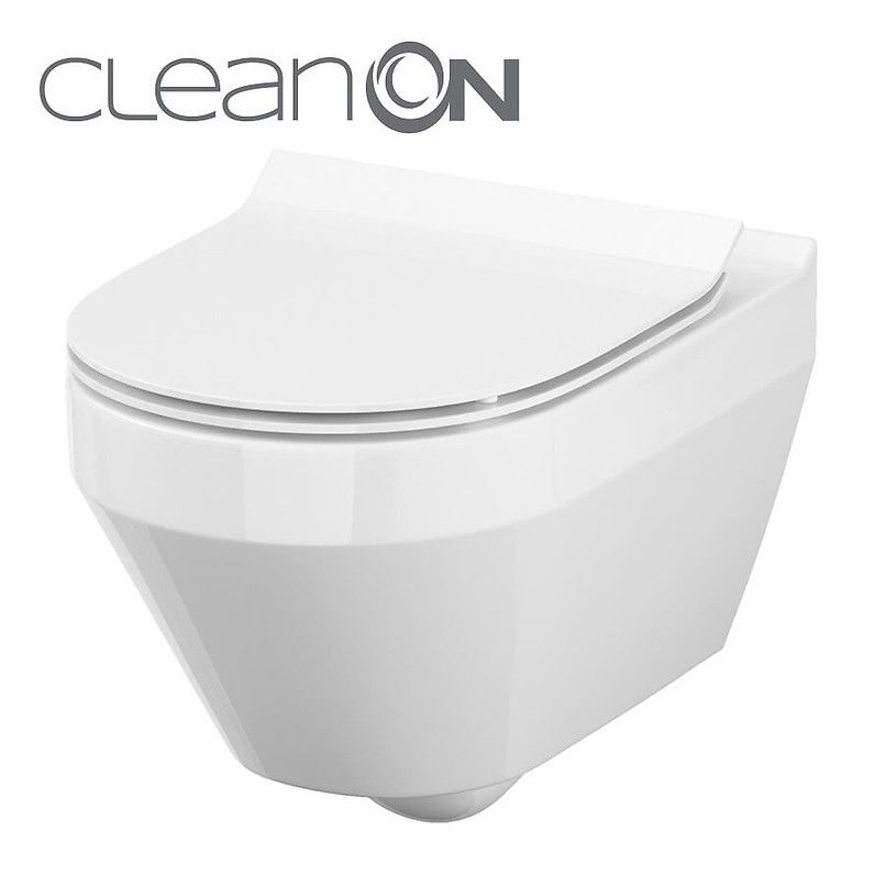 

CET Cersanit В216 CREA CLEAN ON OVAL подвесной з сиденьем дюропласт лифт SLIM