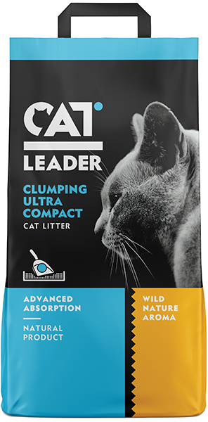 

Наполнитель для кошачьего туалета Cat Leader Clumping Ultra Compact with Wild Nature Бентонитовый ультракомкующий 10 кг (10 л) (5200357801472)