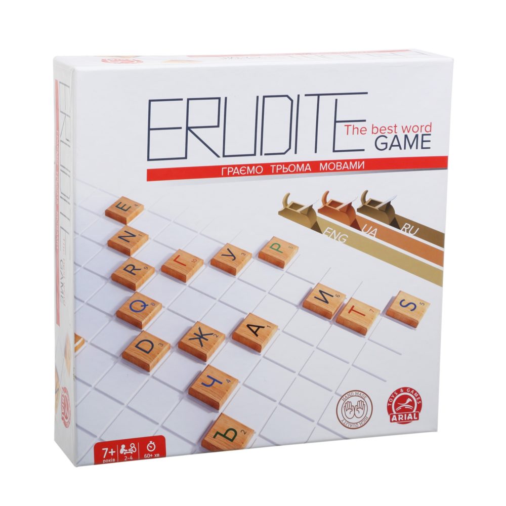 

Настольная игра Arial "Erudit" (3 языка)